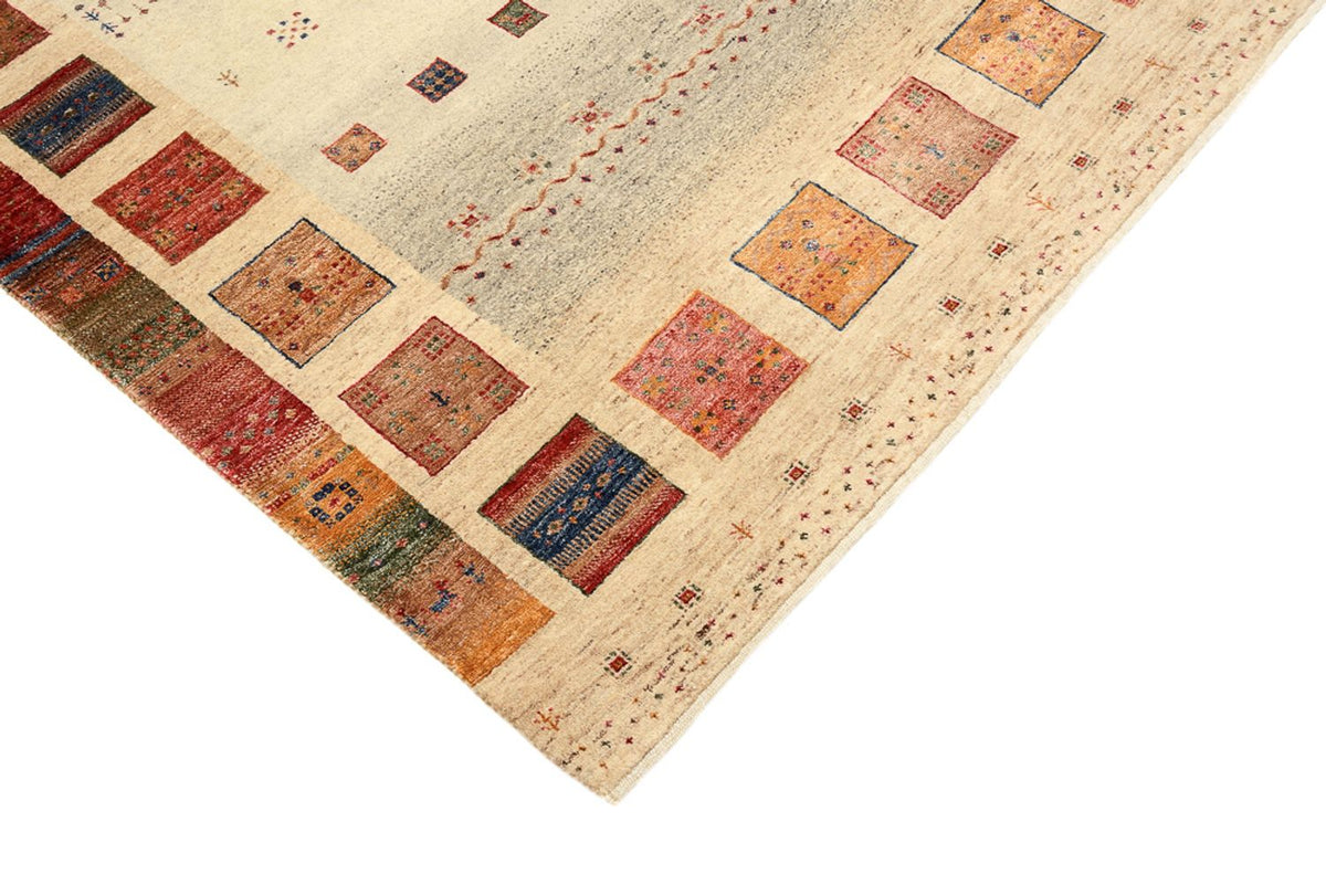 Gabbeh Teppich - Loribaft Indus - 207 x 148 cm - mehrfarbig