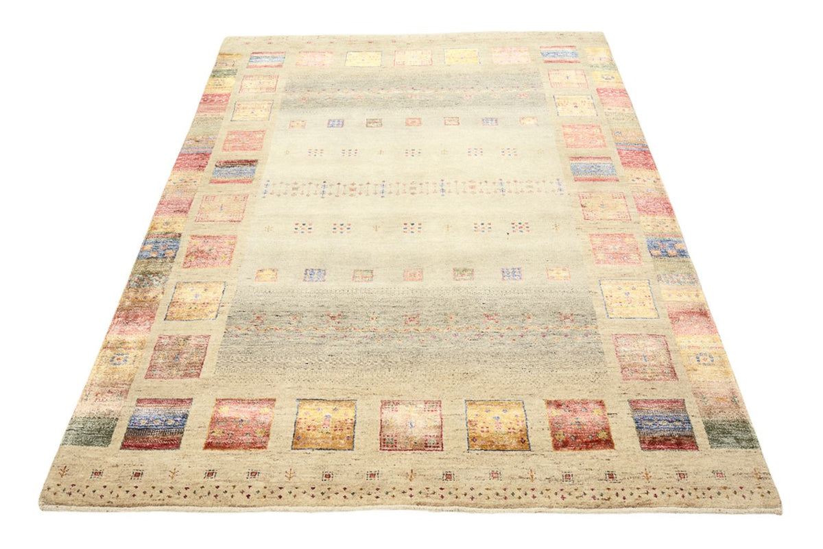 Gabbeh Teppich - Loribaft Indus - 207 x 148 cm - mehrfarbig