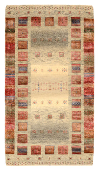Tappeto Gabbeh - Loribaft Indus - 139 x 76 cm - multicolore