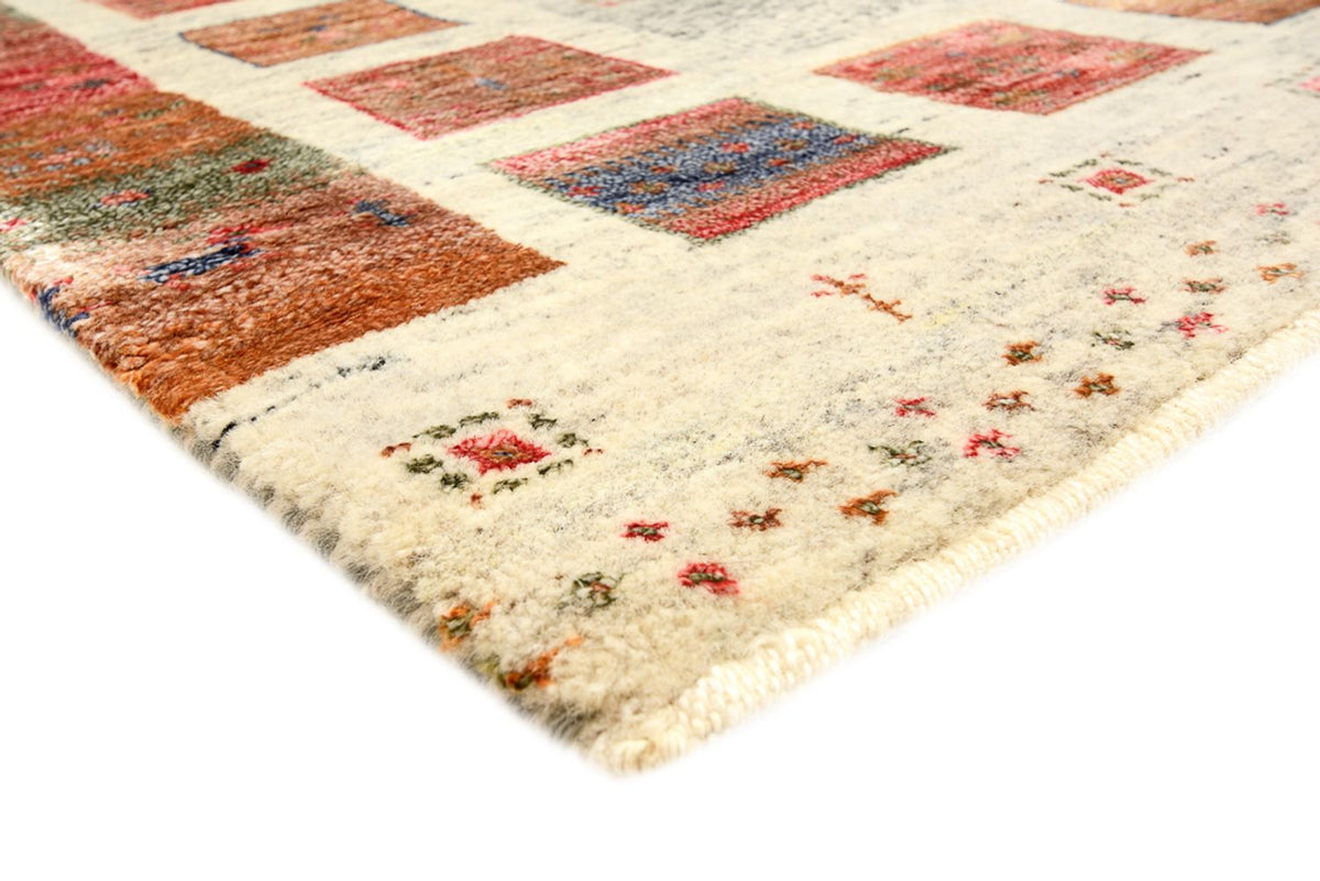 Gabbeh Teppich - Loribaft Indus - 139 x 76 cm - mehrfarbig