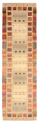 Läufer Gabbeh - Loribaft Indus - 296 x 83 cm - mehrfarbig