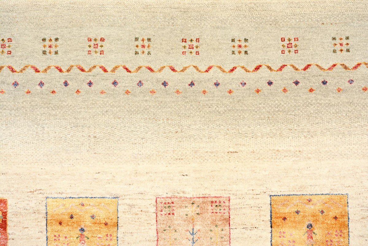 Gabbeh Teppich - Loribaft Indus - 345 x 247 cm - mehrfarbig