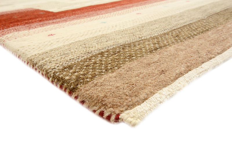 Gabbeh Teppich - Loribaft Indus - 342 x 254 cm - hellbeige