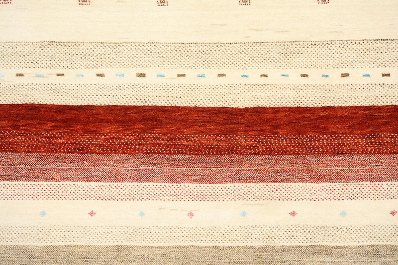 Gabbeh Teppich - Loribaft Indus - 342 x 254 cm - hellbeige