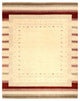 Gabbeh Teppich - Loribaft Indus - 319 x 251 cm - hellbeige