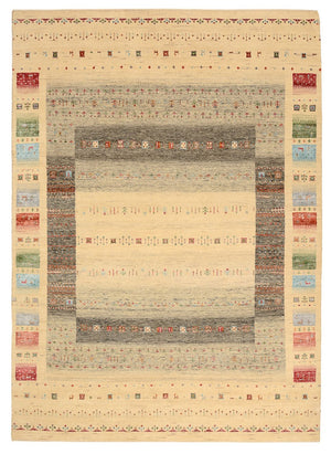 Gabbeh Teppich - Loribaft Indus - 243 x 171 cm - mehrfarbig