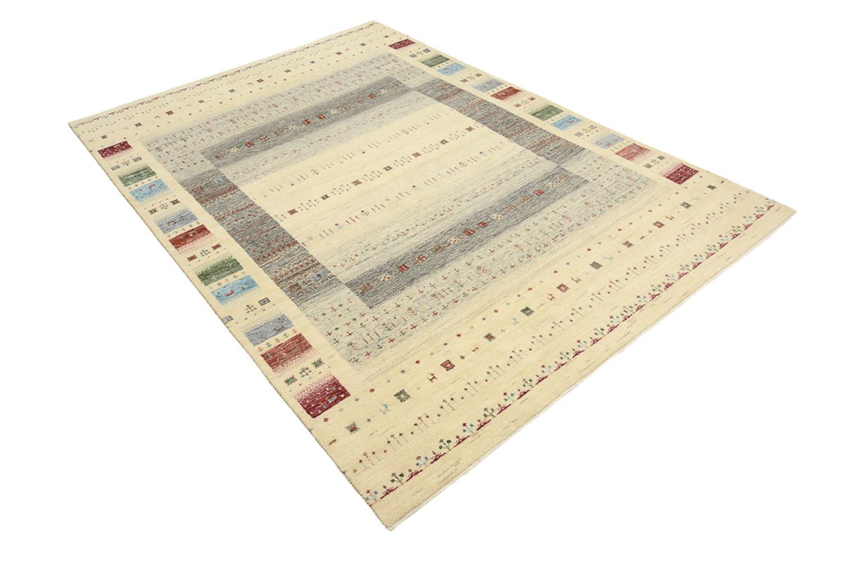 Gabbeh Teppich - Loribaft Indus - 243 x 171 cm - mehrfarbig