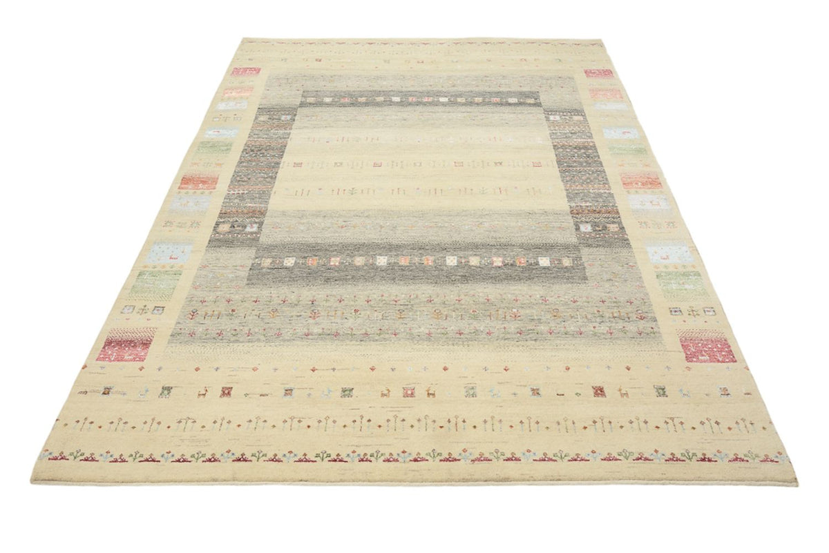 Gabbeh Teppich - Loribaft Indus - 243 x 171 cm - mehrfarbig