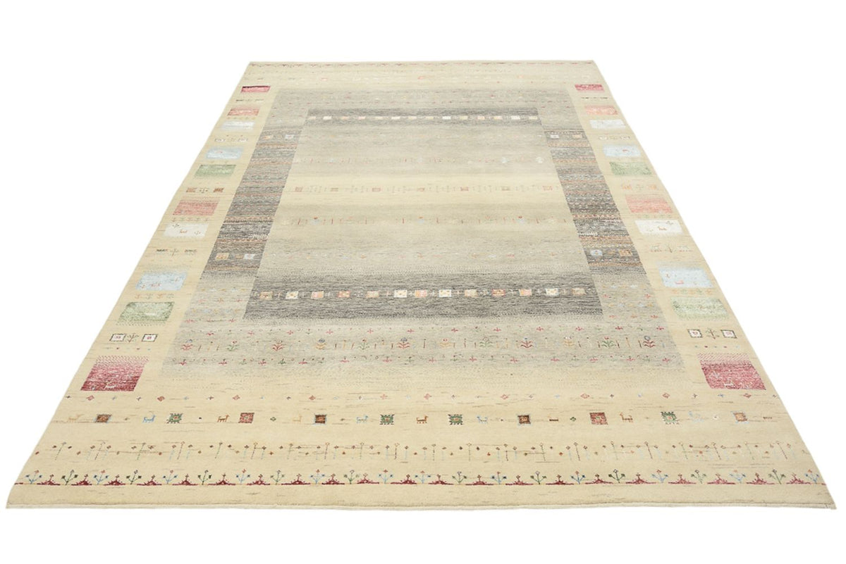 Gabbeh Teppich - Loribaft Indus - 304 x 201 cm - mehrfarbig