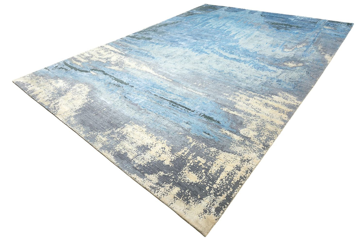 Designer Teppich - 430 x 306 cm - dunkelblau