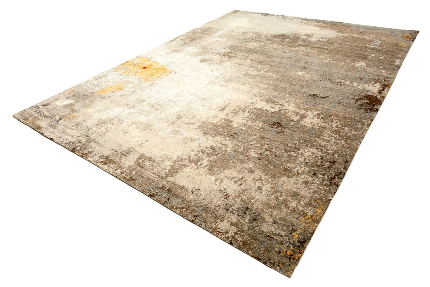 Designer Teppich - 367 x 270 cm - dunkelbeige
