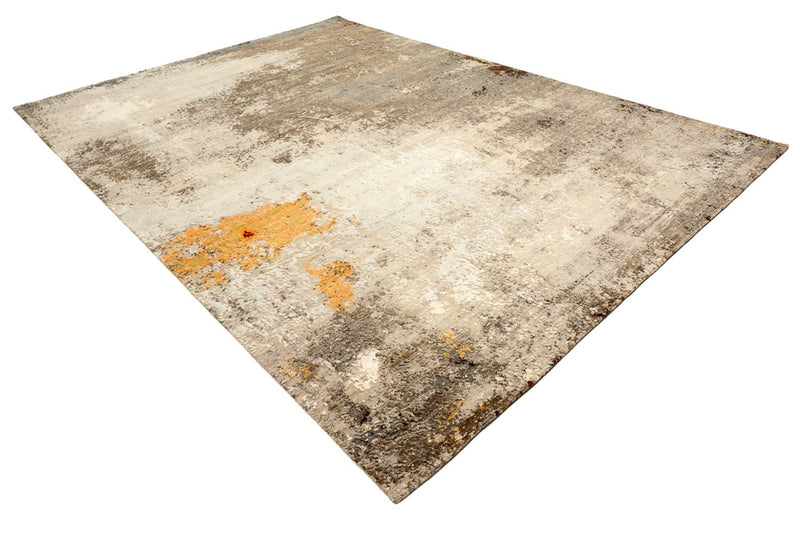 Designer Teppich - 367 x 270 cm - dunkelbeige