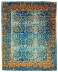 Tapis design - 309 x 245 cm - bleu