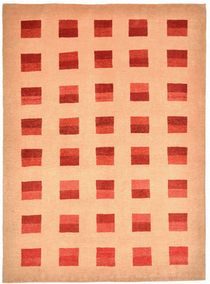 Gabbeh Teppich - Loribaft Perser 211 x 151 cm - rot