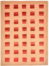 Tapis Gabbeh - Loribaft Persan - 211 x 151 cm - rouge