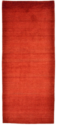 Tapis de couloir Tapis Gabbeh - Loribaft Persan - 208 x 86 cm - rouge