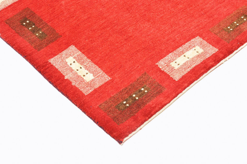 Gabbeh Teppich - Loribaft Perser 166 x 104 cm - rot