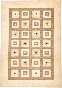 Tappeto Gabbeh - Loribaft Persero - 379 x 264 cm - marrone chiaro