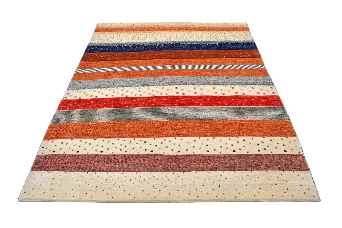 Gabbeh Teppich - Loribaft Perser 213 x 160 cm - mehrfarbig
