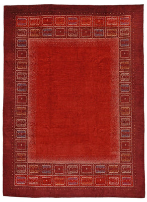 Gabbeh Teppich - Kaschkuli Perser 353 x 257 cm - rot
