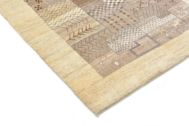 Gabbeh Teppich - Loribaft Perser 156 x 110 cm - sand