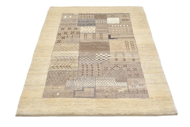 Gabbeh Teppich - Loribaft Perser 156 x 110 cm - sand