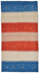 Gabbeh Teppich - Loribaft Perser 198 x 101 cm - mehrfarbig