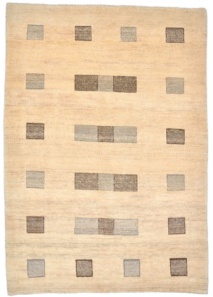 Gabbeh Teppich - Loribaft Perser 179 x 125 cm - hellbraun