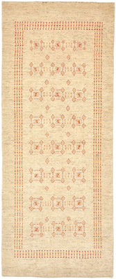 Gabbeh Teppich - Loribaft Perser 195 x 79 cm - beige