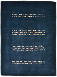 Tappeto Gabbeh - Loribaft Persero - 209 x 154 cm - blu