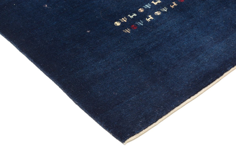 Gabbeh Teppich - Loribaft Perser 209 x 154 cm - blau