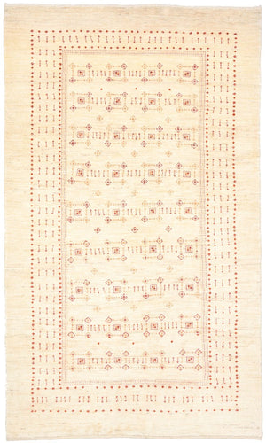Gabbeh Teppich - Loribaft Perser 201 x 119 cm - beige