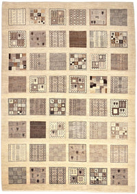 Tapis Gabbeh - Loribaft Persan - 296 x 206 cm - marron clair