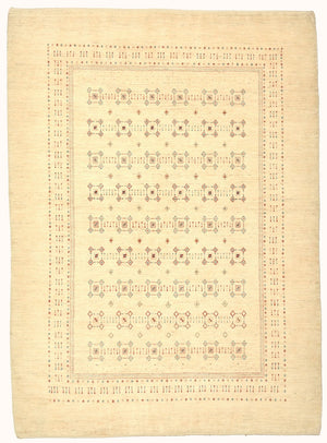Gabbeh Teppich - Loribaft Perser 239 x 174 cm - beige