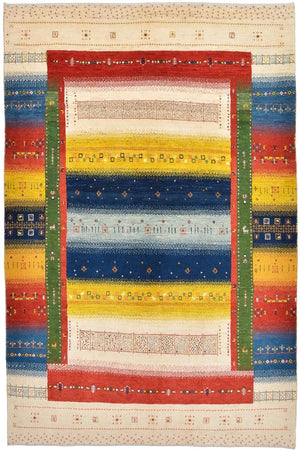 Gabbeh Teppich - Loribaft Perser 225 x 146 cm
