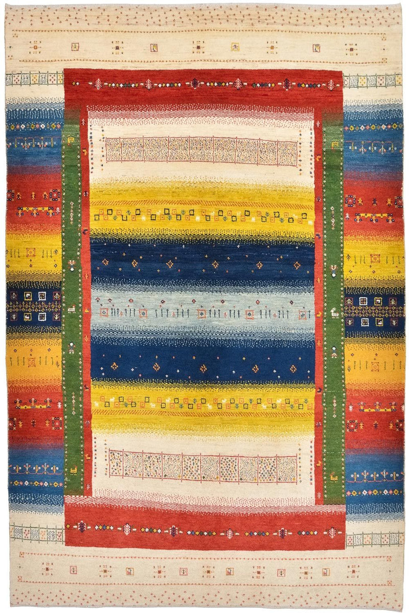 Gabbeh Teppich - Loribaft Perser 225 x 146 cm