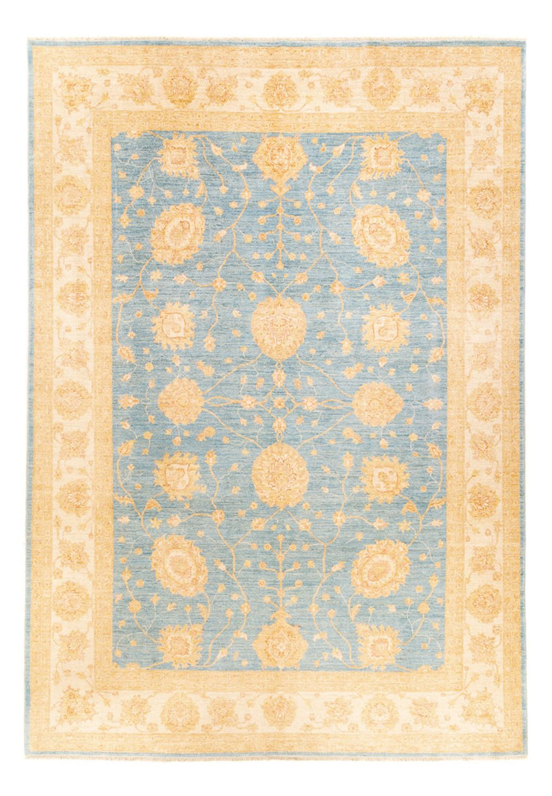 Ziegler Teppich - 343 x 248 cm - hellblau