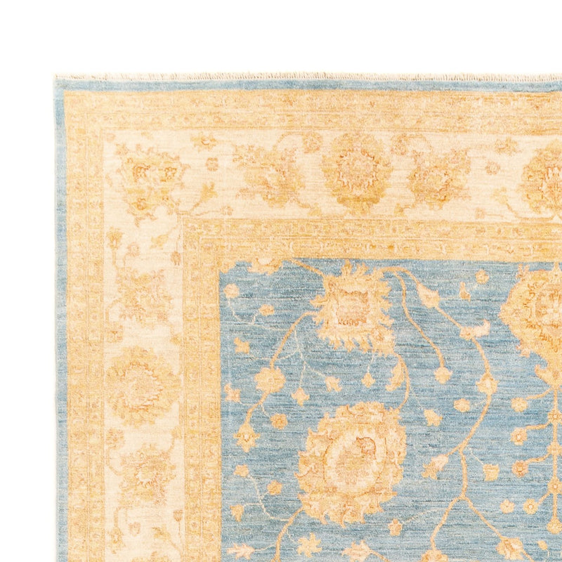 Ziegler Teppich - 343 x 248 cm - hellblau
