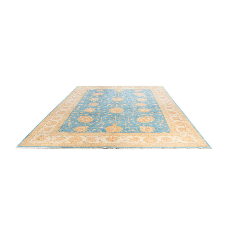 Ziegler Teppich - 343 x 248 cm - hellblau
