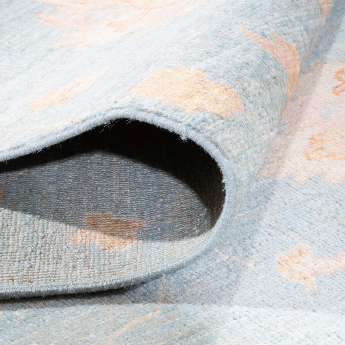 Ziegler Teppich - 352 x 253 cm - hellblau