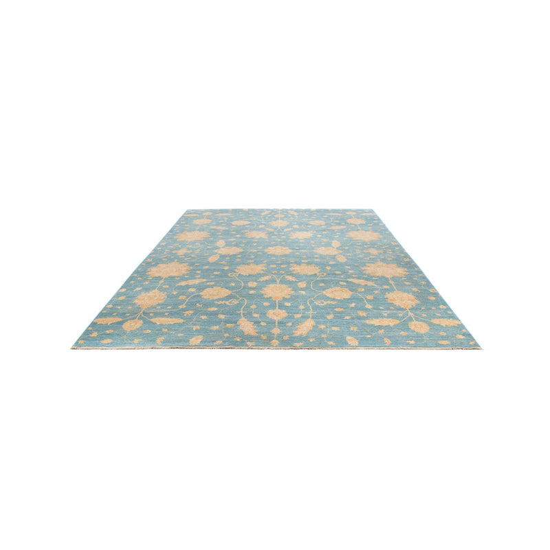 Ziegler Teppich - 348 x 252 cm - seeblau