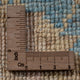 Ziegler Teppich - 348 x 252 cm - seeblau