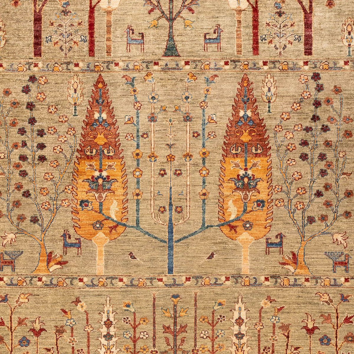 Ziegler Teppich - Ariana - 293 x 202 cm - dunkelbeige