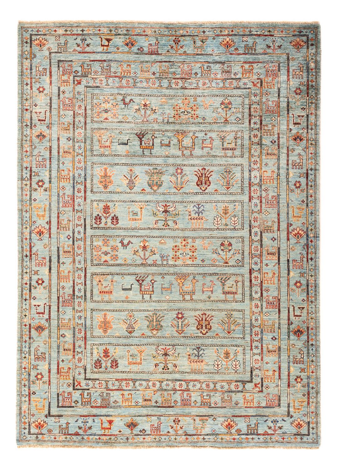 Ziegler Teppich - Ariana - 211 x 156 cm - hellblau
