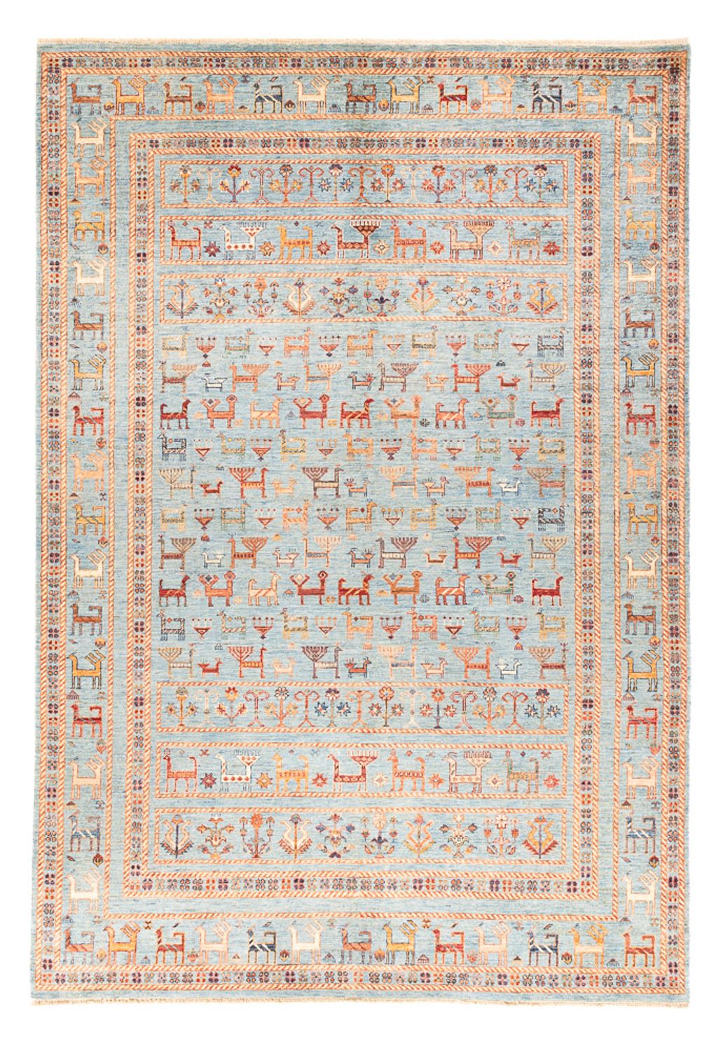Ziegler Teppich - Ariana - 306 x 210 cm - hellblau