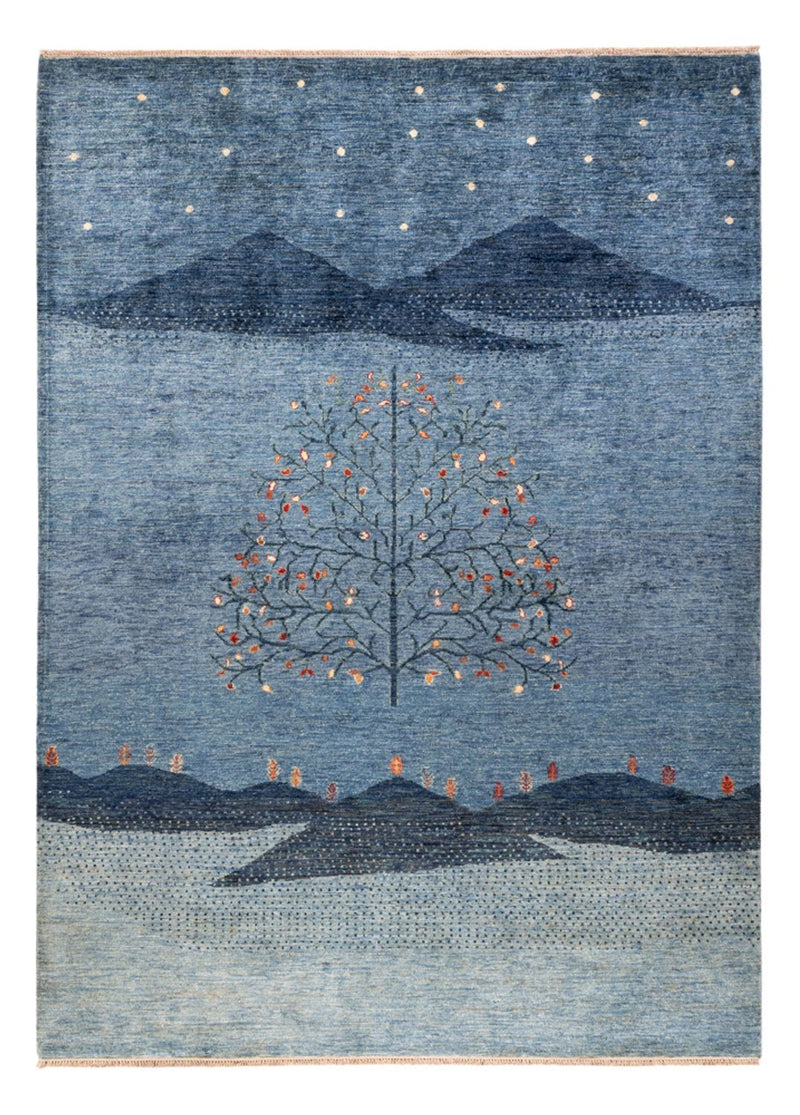 Ziegler Teppich - Ariana - 242 x 172 cm - seeblau