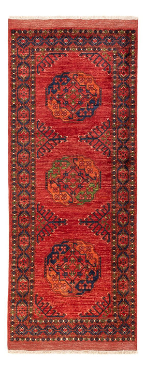 Läufer Afghan - 201 x 81 cm - rot