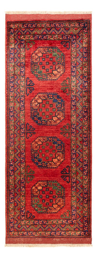 Läufer Afghan - 216 x 83 cm - rot