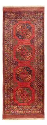 Läufer Afghan - 204 x 82 cm - rot