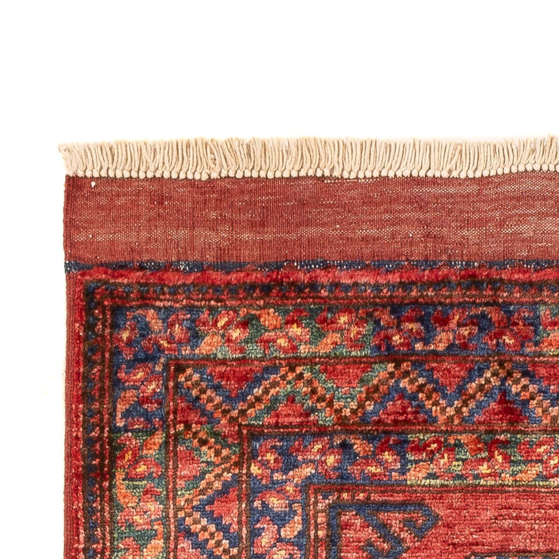 Läufer Afghan - 204 x 82 cm - rot